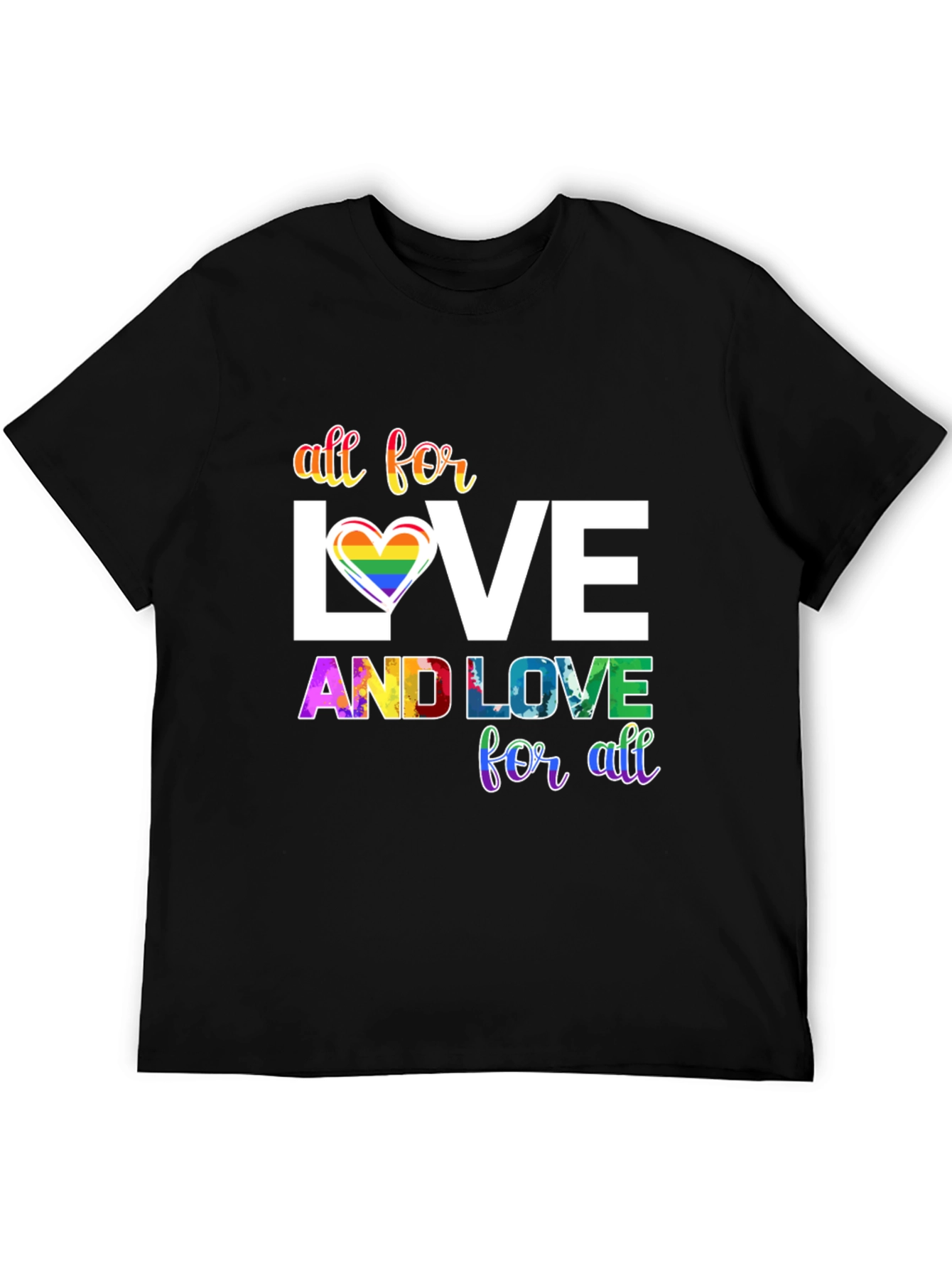 All for Love LGBTQ+ Pride T-Shirt