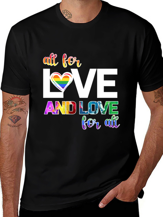 All for Love LGBTQ+ Pride T-Shirt