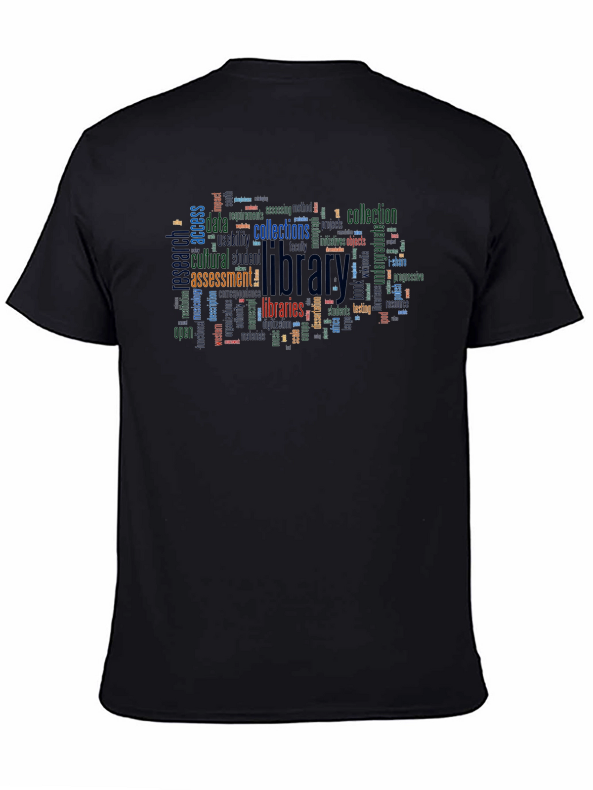 Library Word Cloud T-Shirt