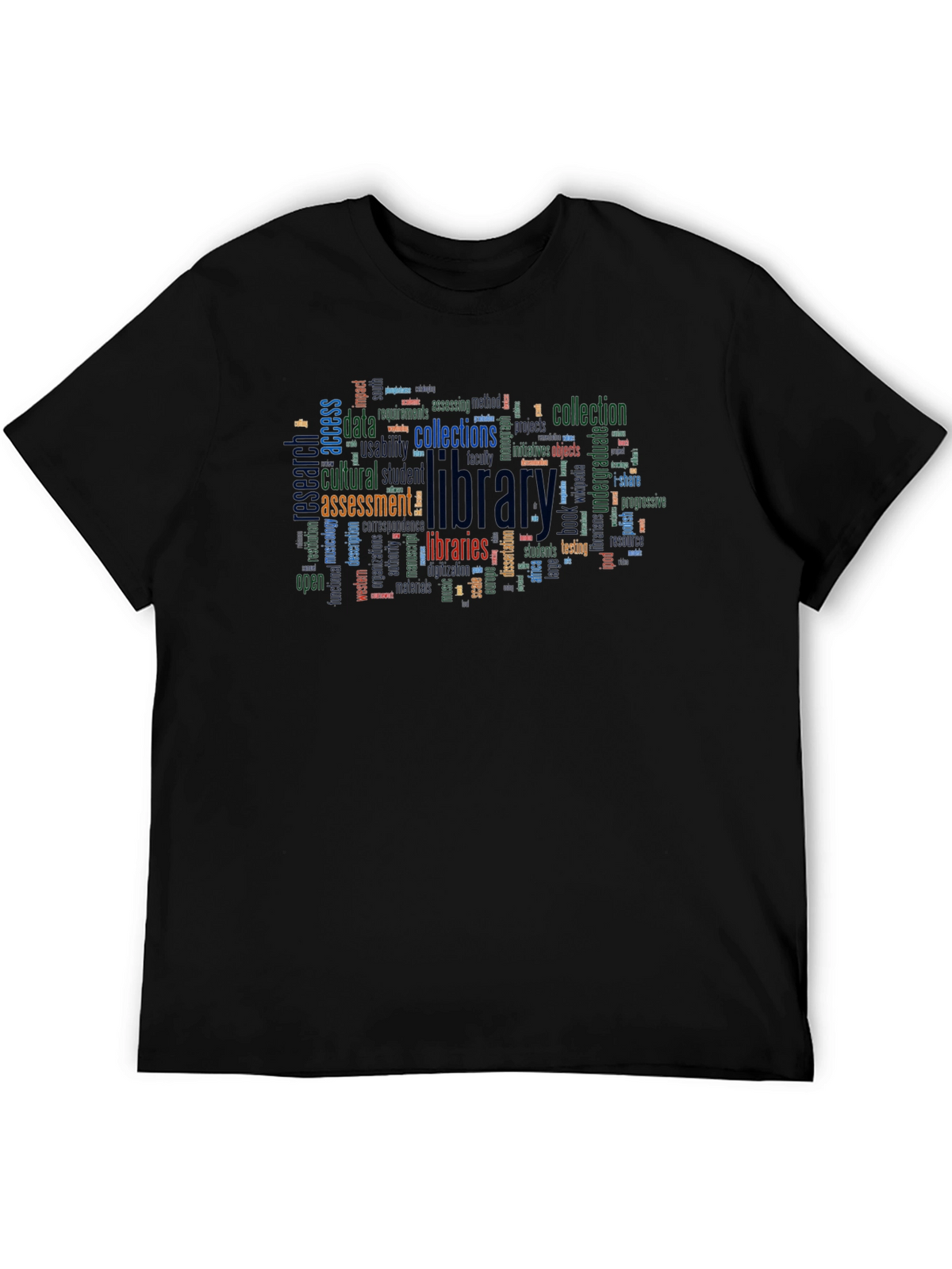Library Word Cloud T-Shirt