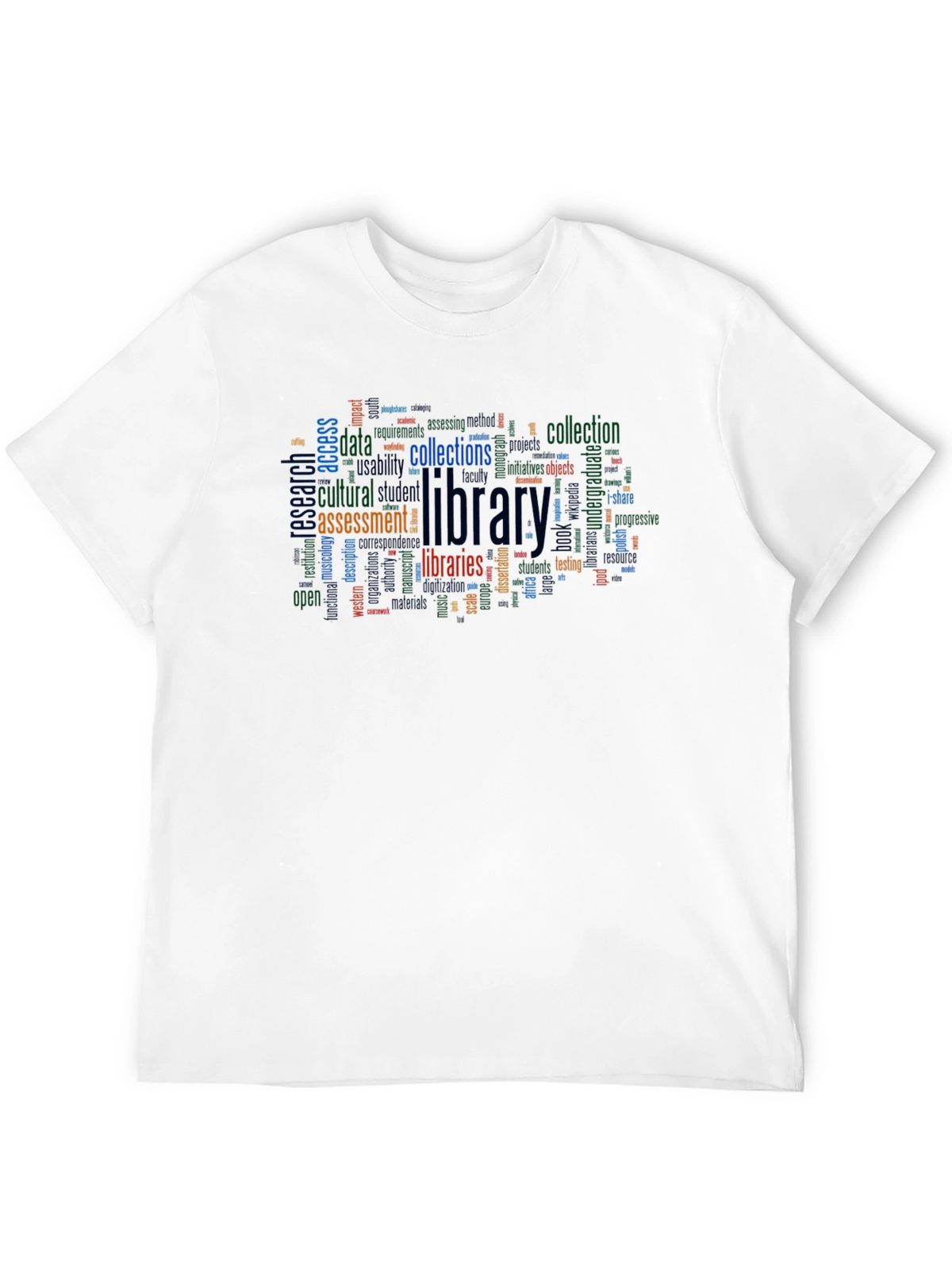 Library Word Cloud T-Shirt