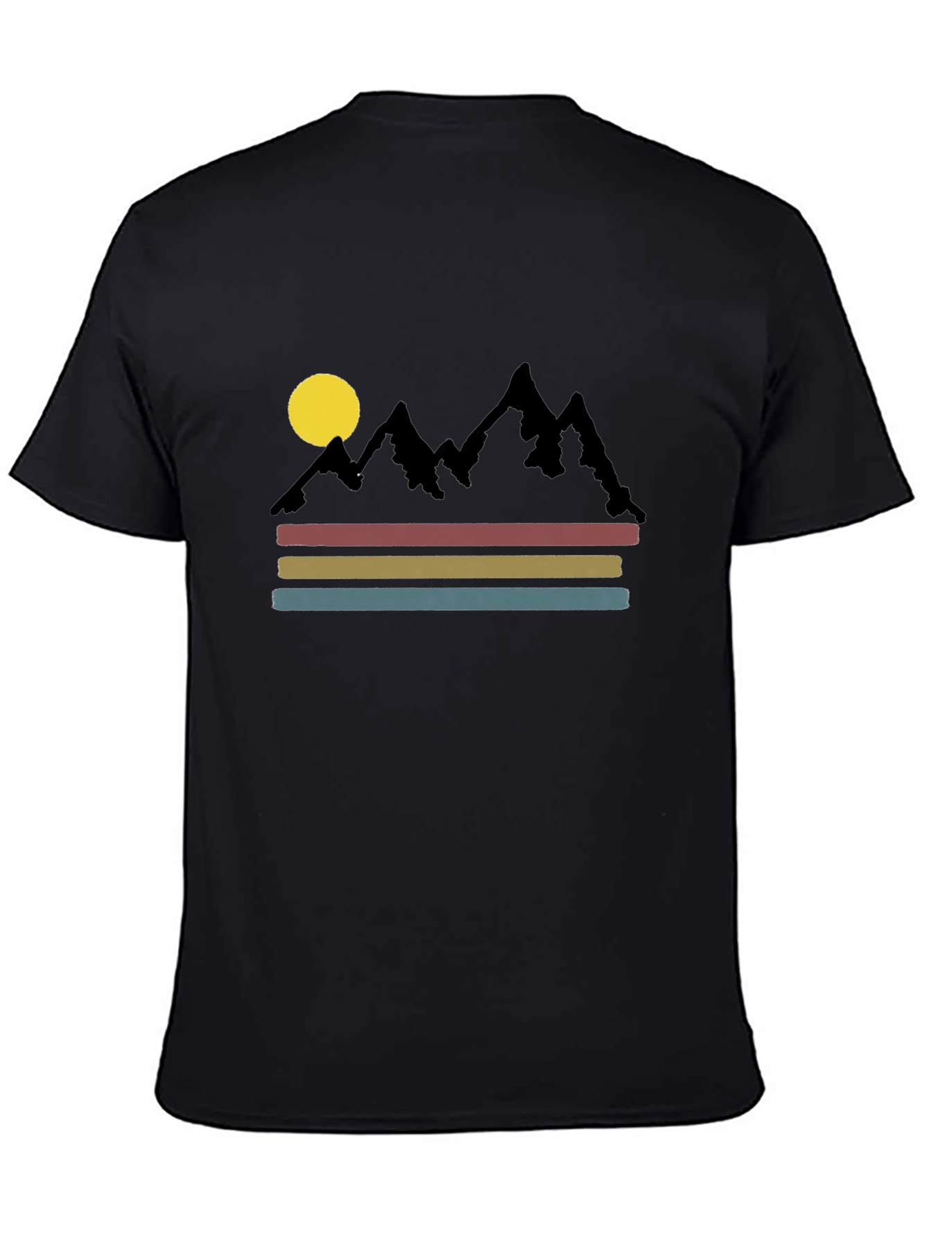 Retro Mountain Scene Graphic Tee