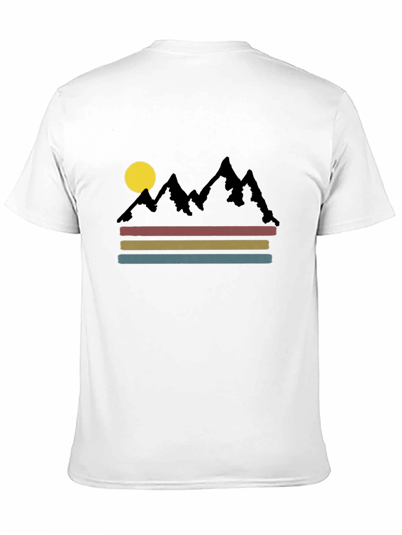Retro Mountain Scene Graphic Tee