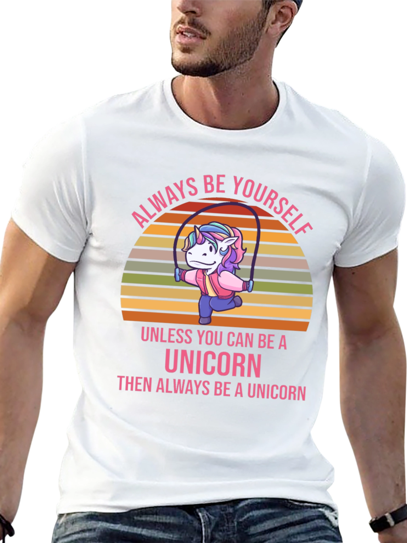 Always Be Yourself Unicorn Graphic T-Shirt