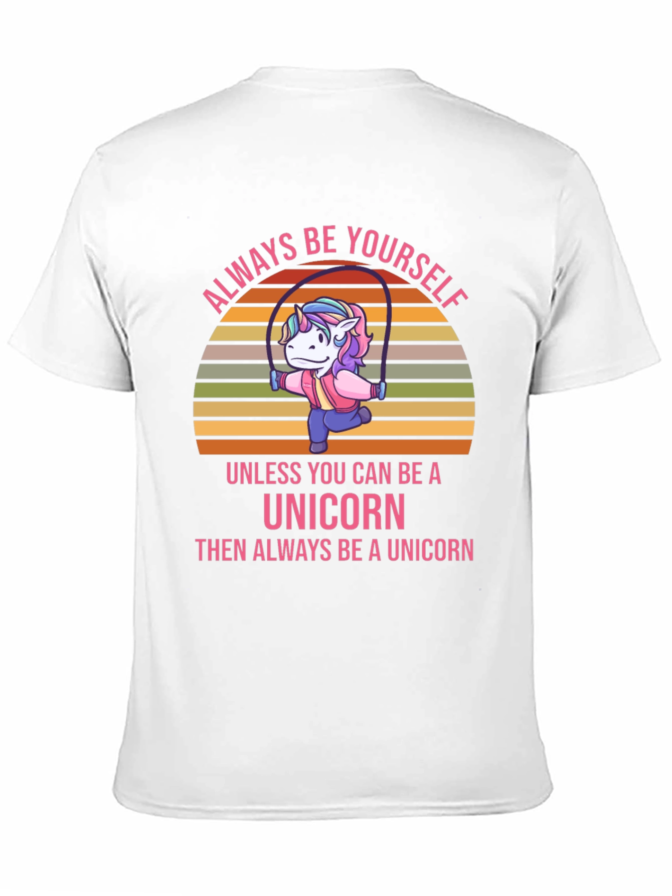 Always Be Yourself Unicorn Graphic T-Shirt