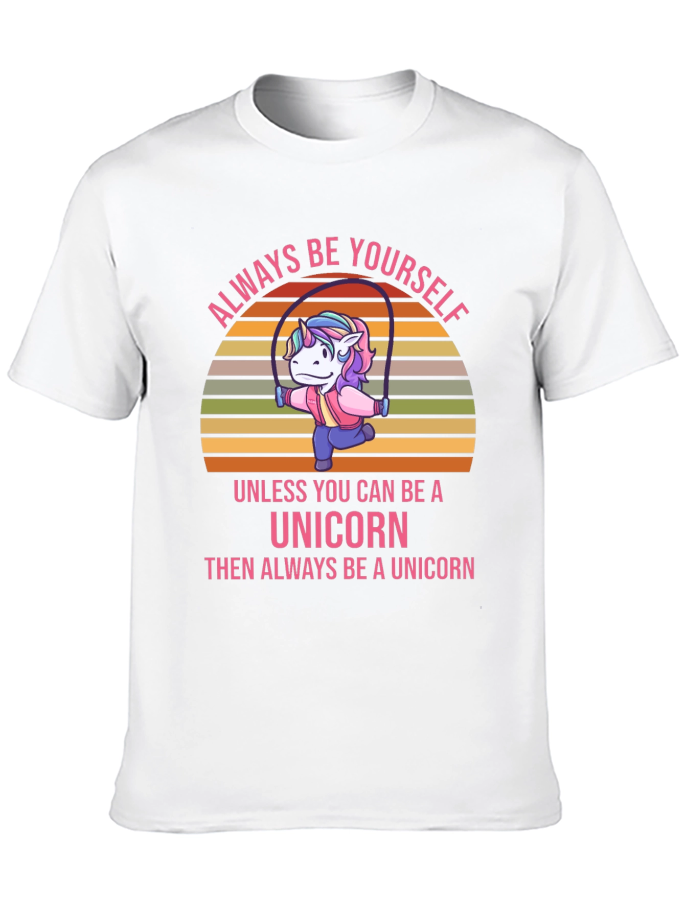 Always Be Yourself Unicorn Graphic T-Shirt