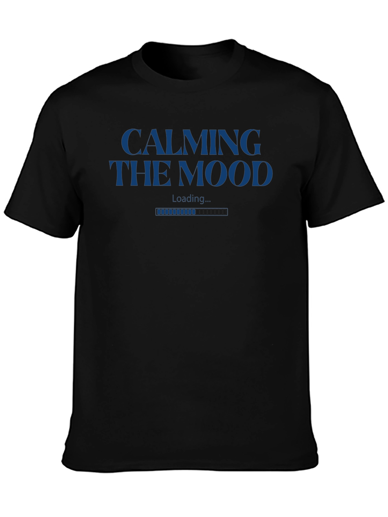 Calming the Mood Loading Black T-Shirt