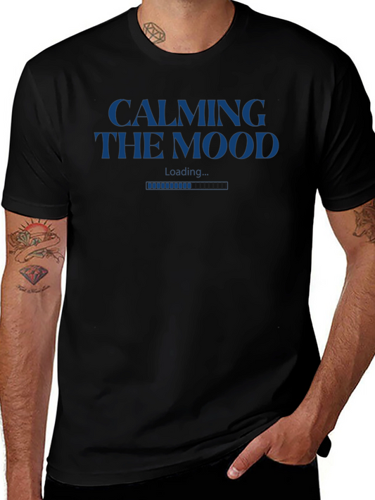 Calming the Mood Loading Black T-Shirt