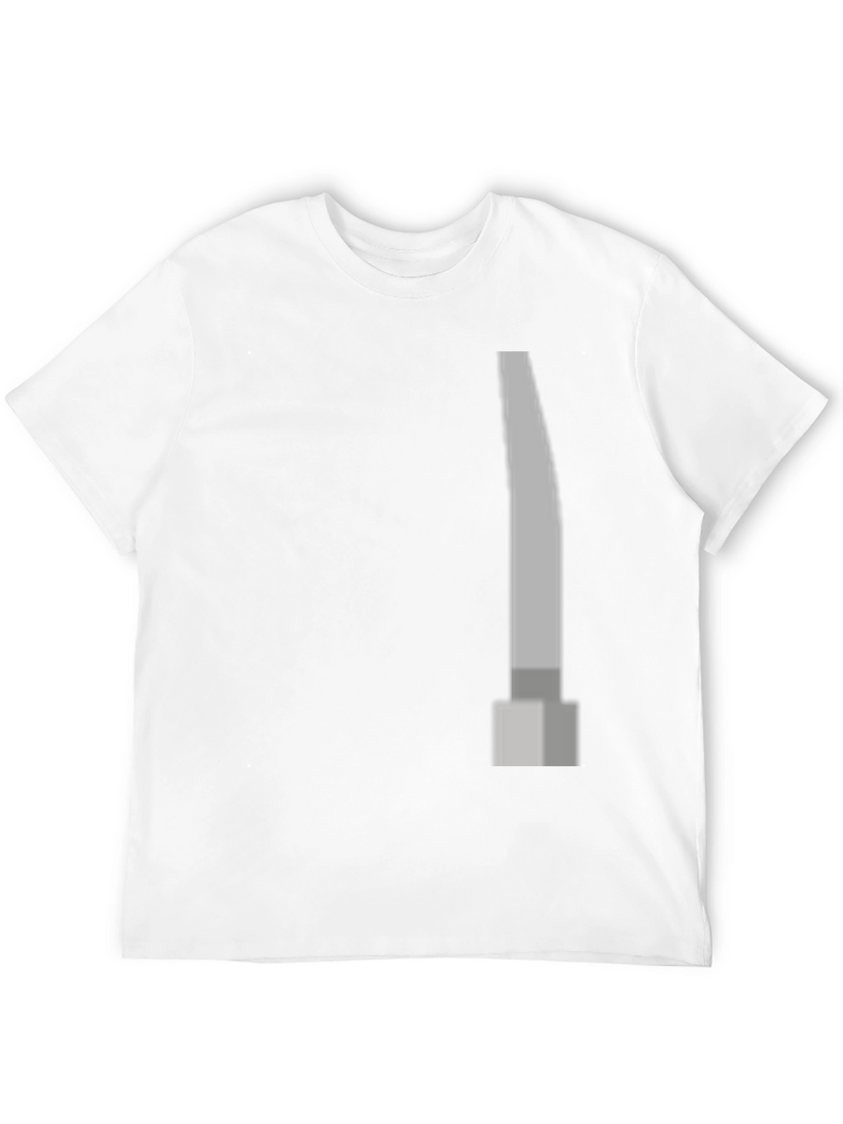 Modern Grey Pillar Design Black T-Shirt