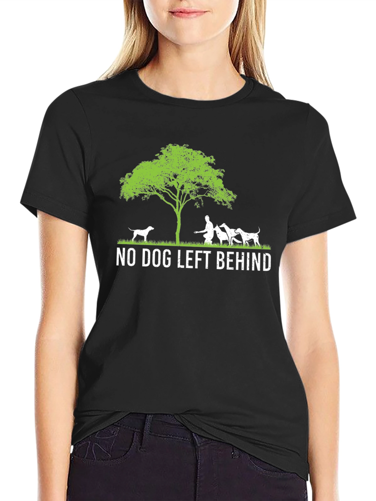 No Dog Left Behind Graphic Tee