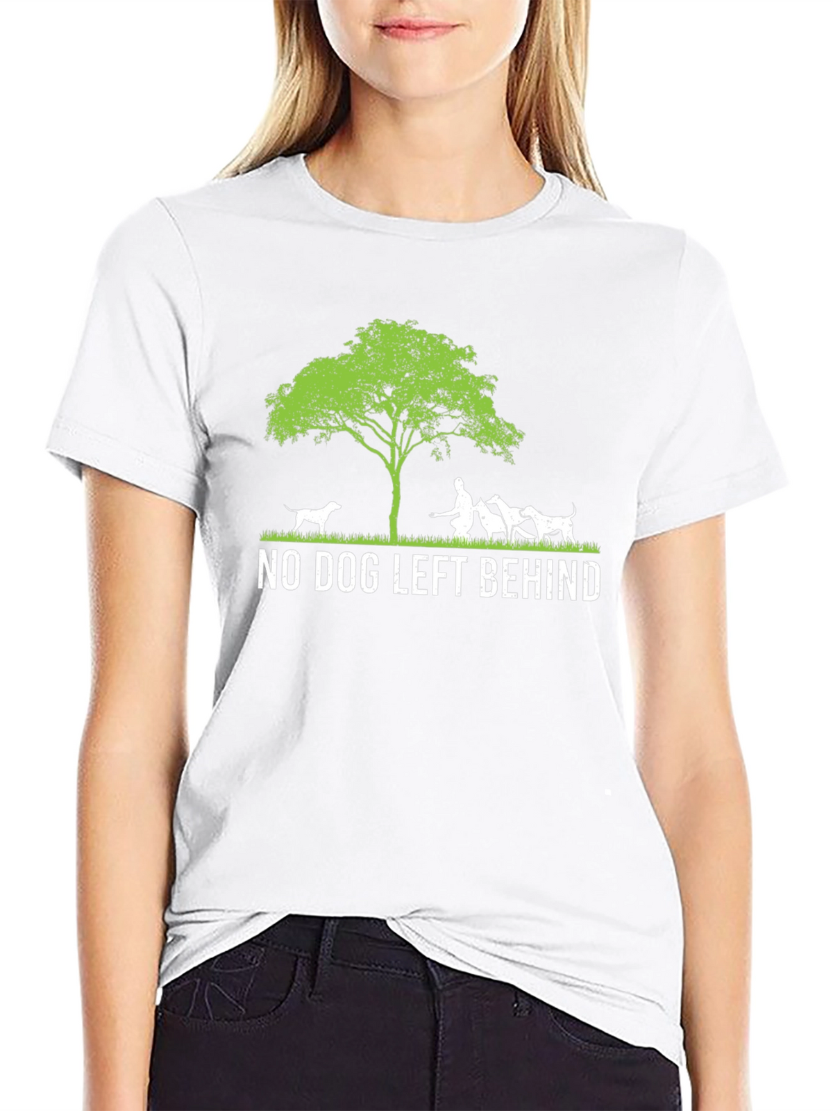 No Dog Left Behind Graphic Tee