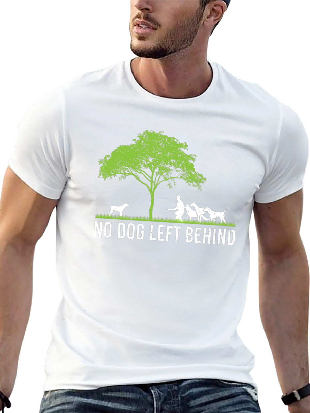 No Dog Left Behind Graphic Tee