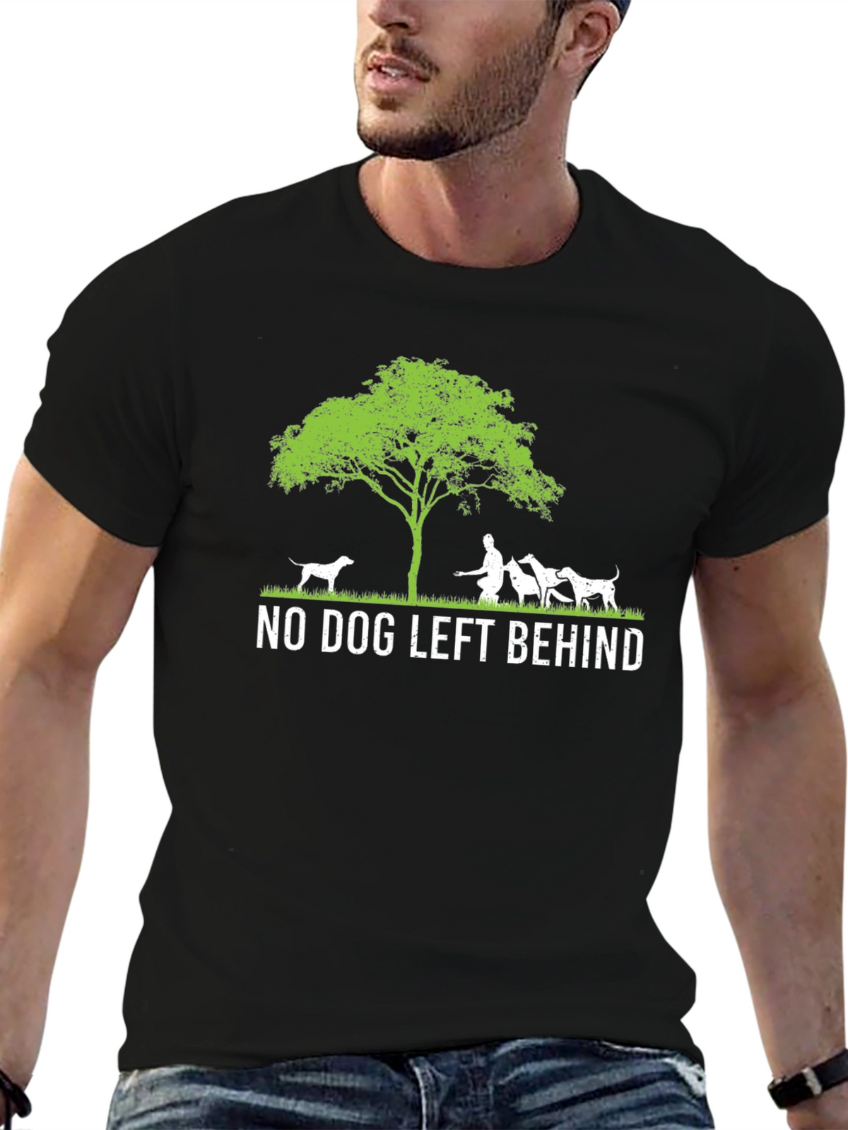 No Dog Left Behind Graphic Tee