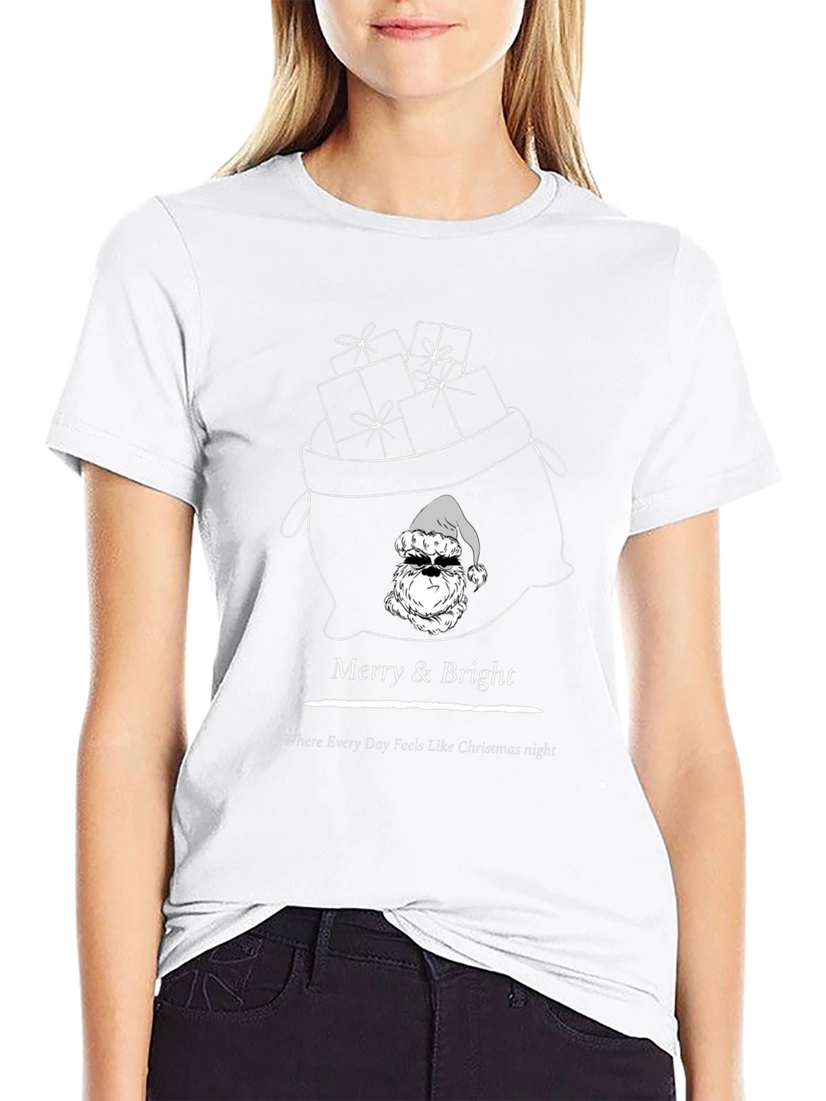 Merry & Bright Christmas T-Shirt