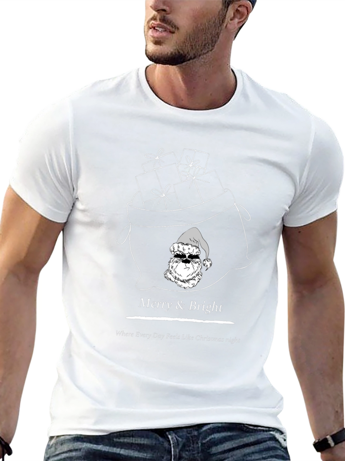 Merry & Bright Christmas T-Shirt