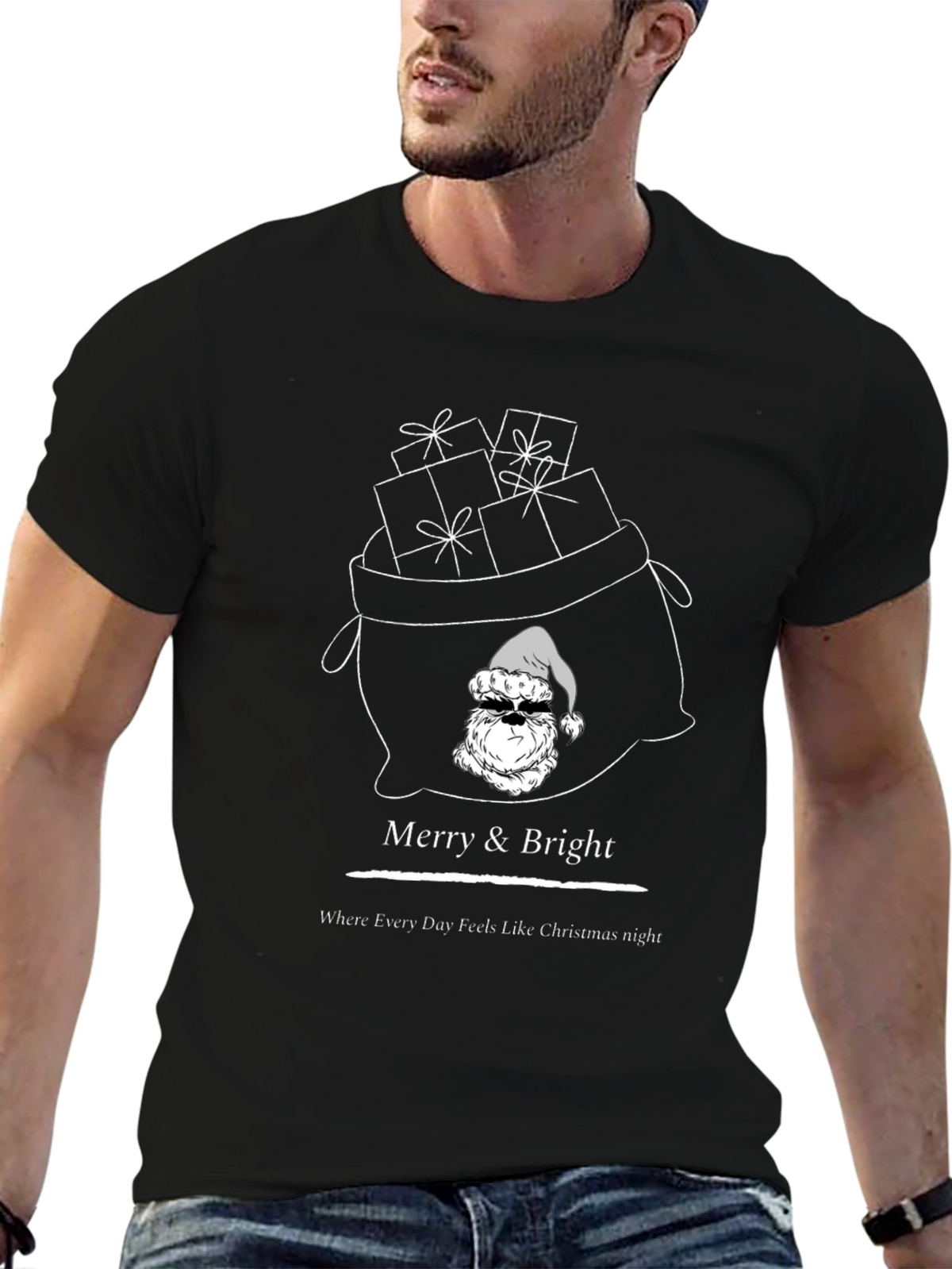 Merry & Bright Christmas T-Shirt