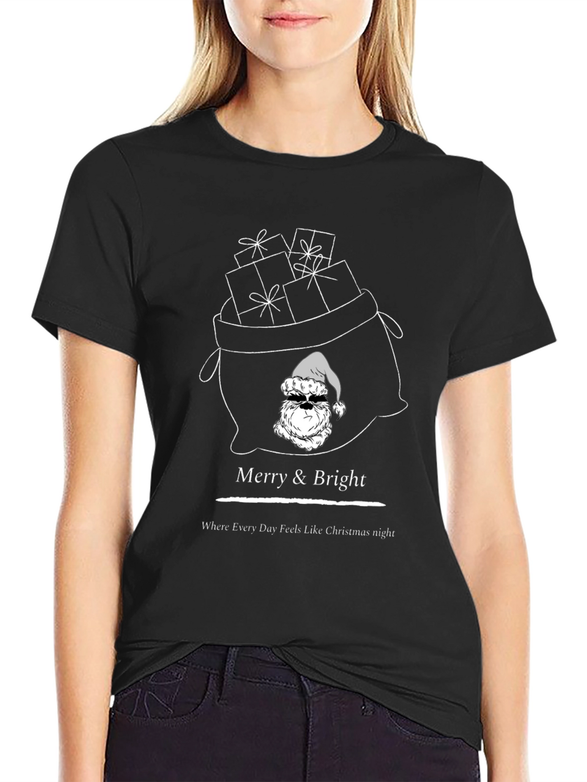 Merry & Bright Christmas T-Shirt