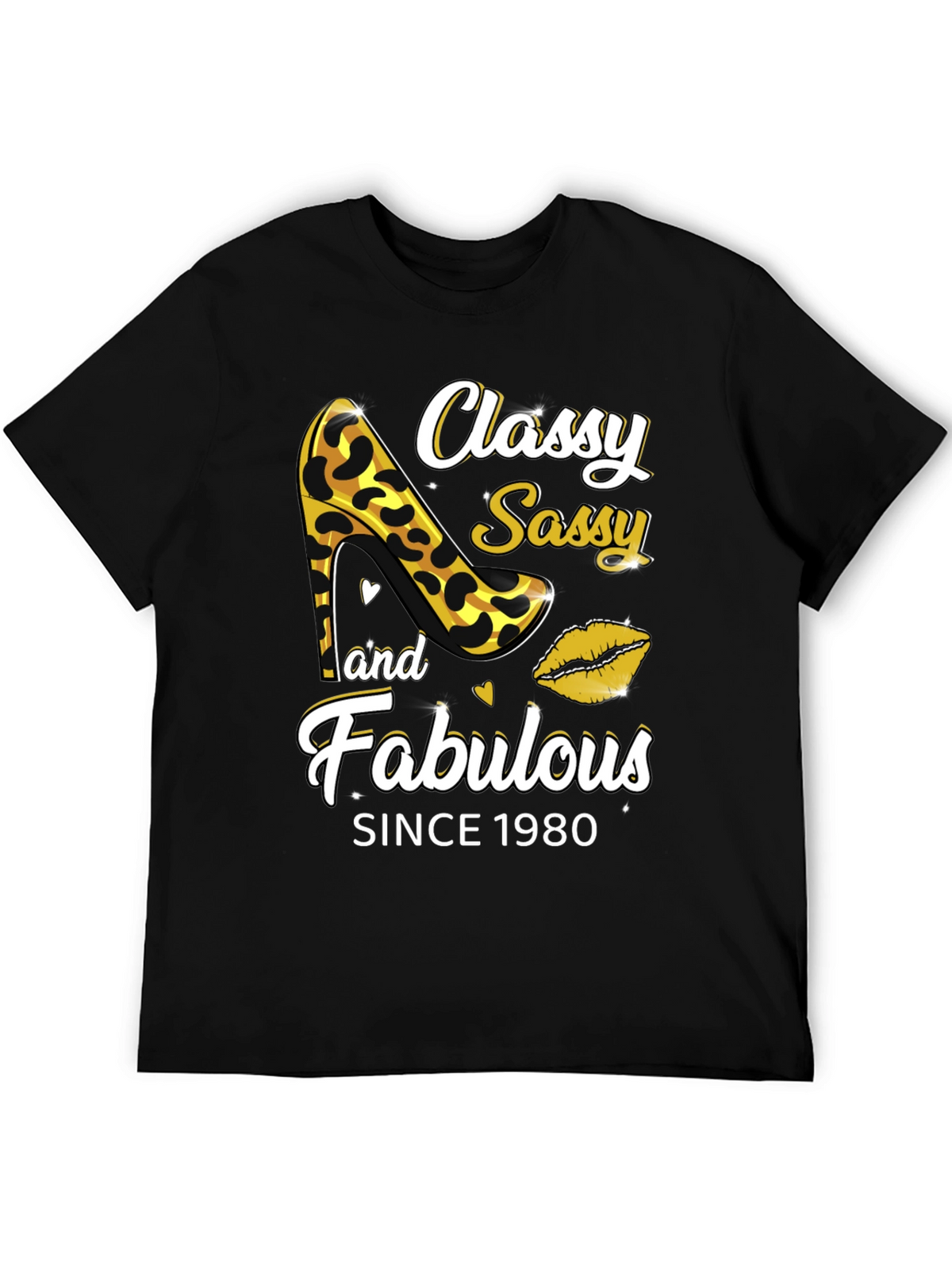 Classy Sassy Fabulous Since 1980 Graphic Tee