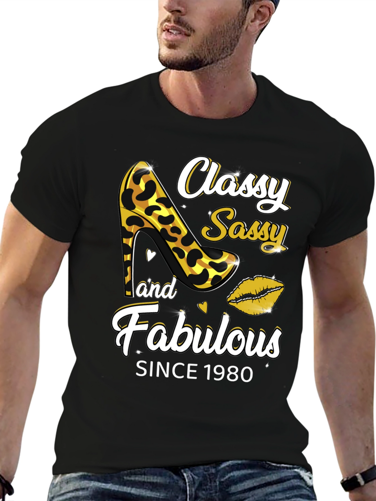 Classy Sassy Fabulous Since 1980 Graphic Tee