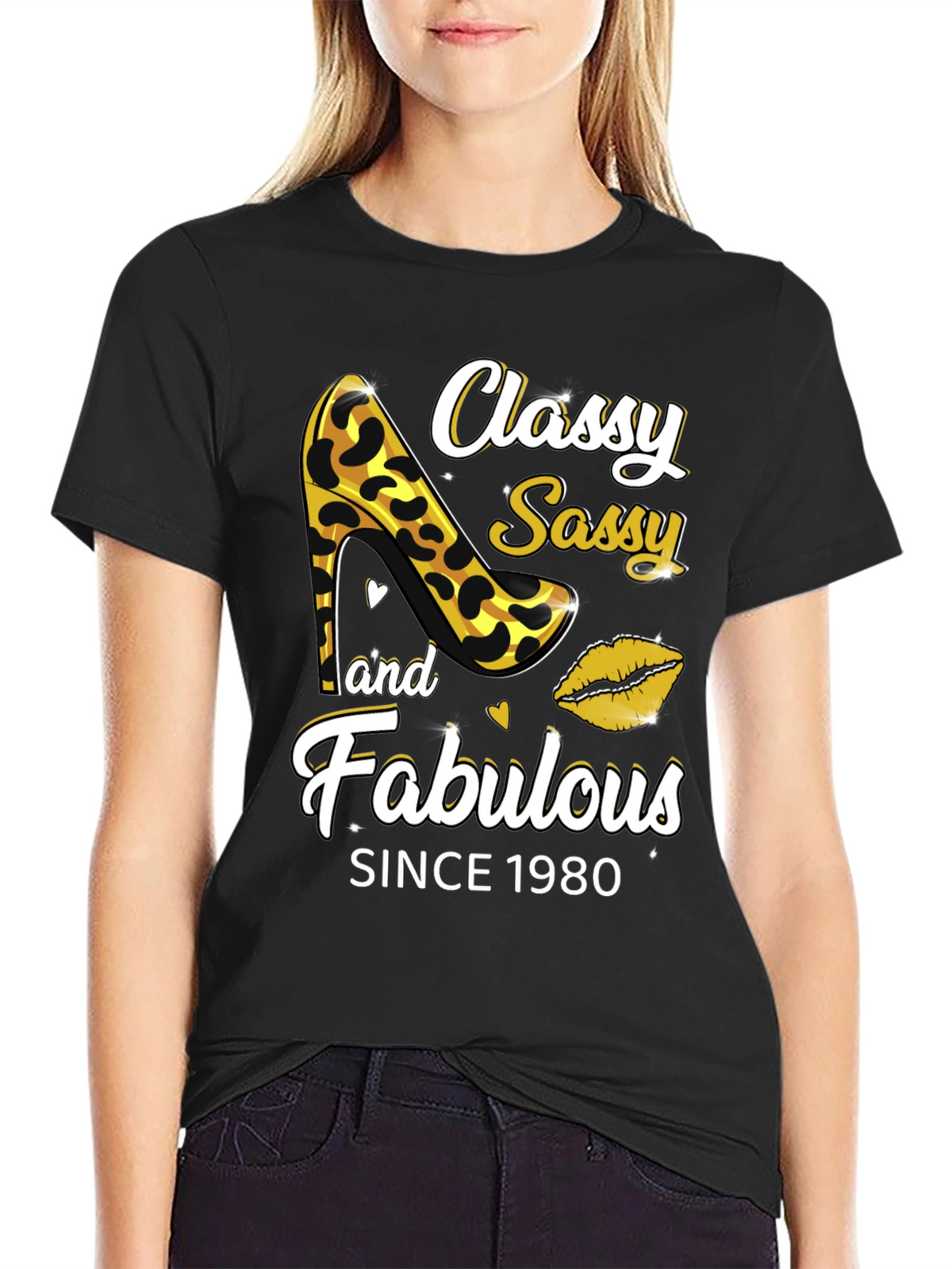 Classy Sassy Fabulous Since 1980 Graphic Tee