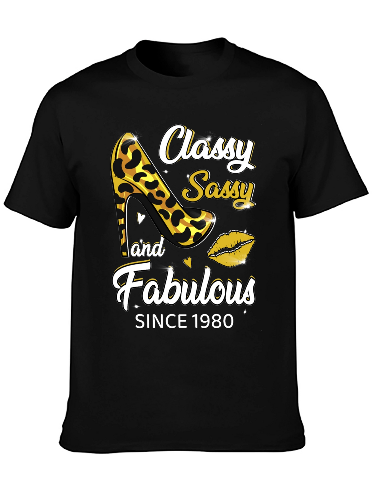 Classy Sassy Fabulous Since 1980 Graphic Tee