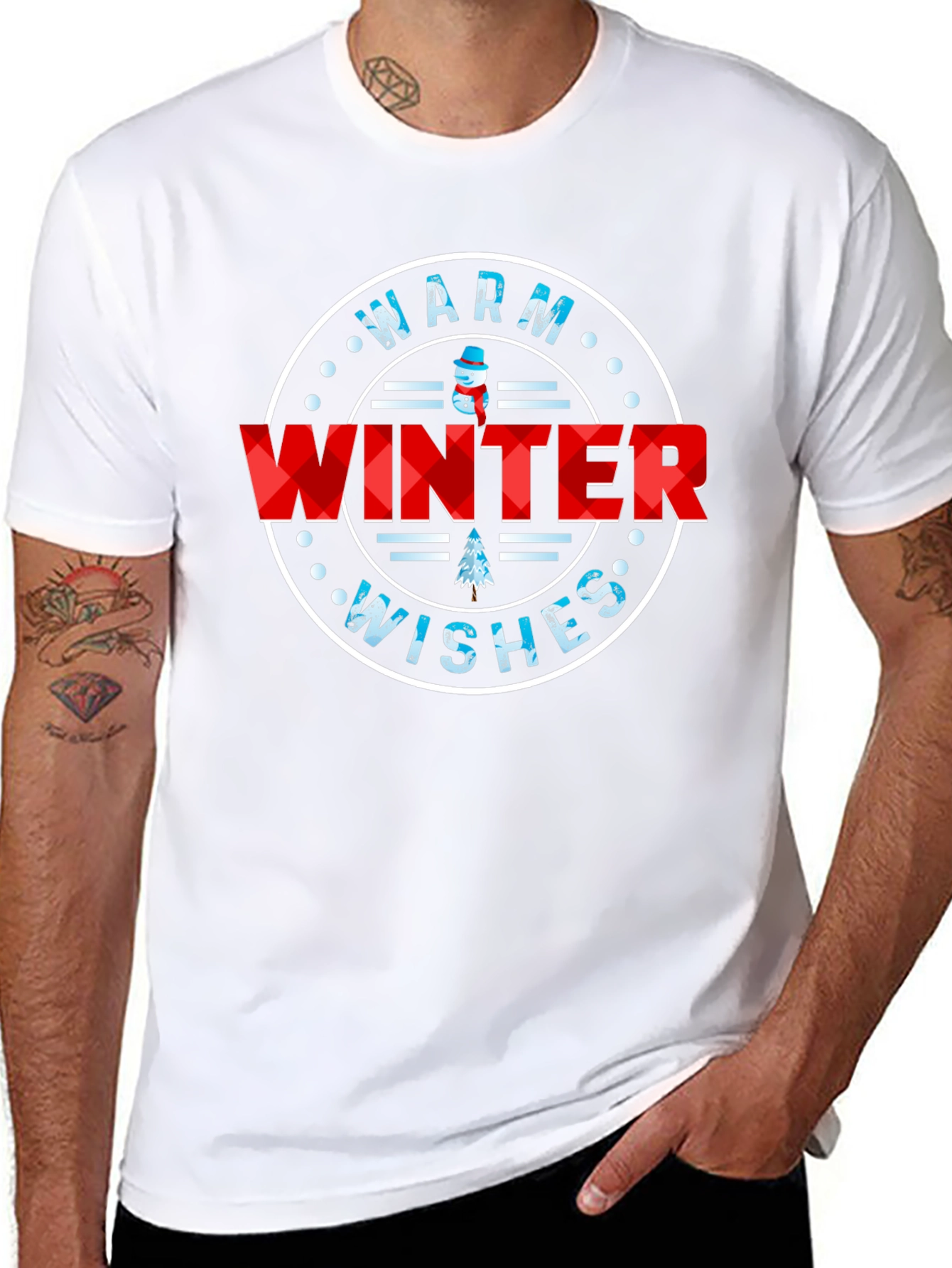 Warm Winter Wishes Graphic T-Shirt