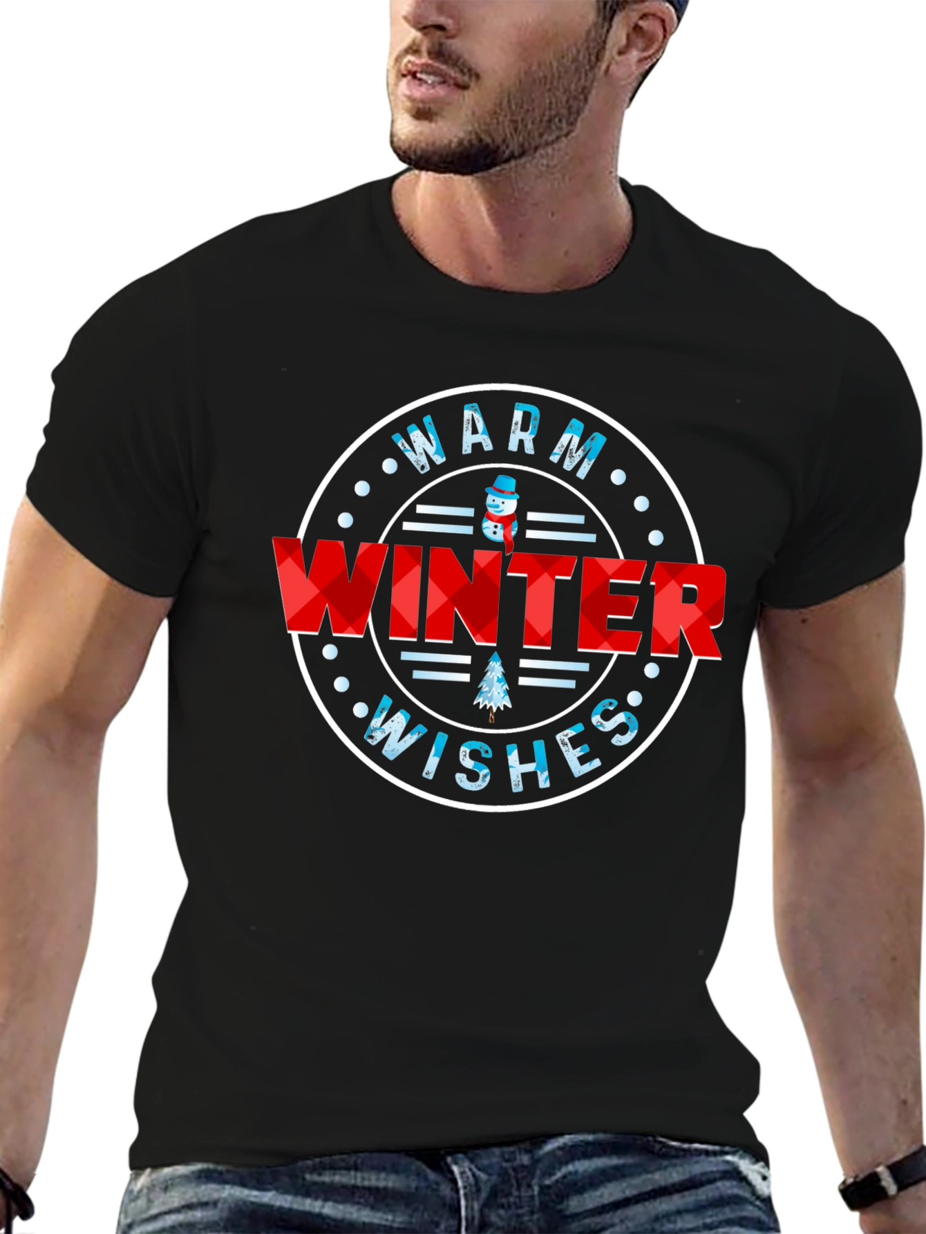 Warm Winter Wishes Graphic T-Shirt
