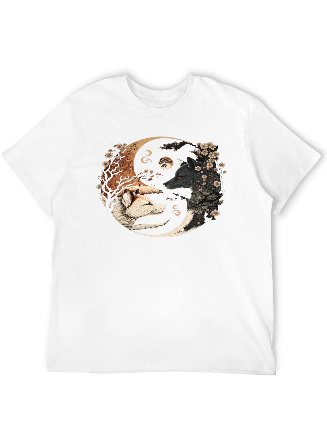 Yin Yang Wolves Graphic Tee