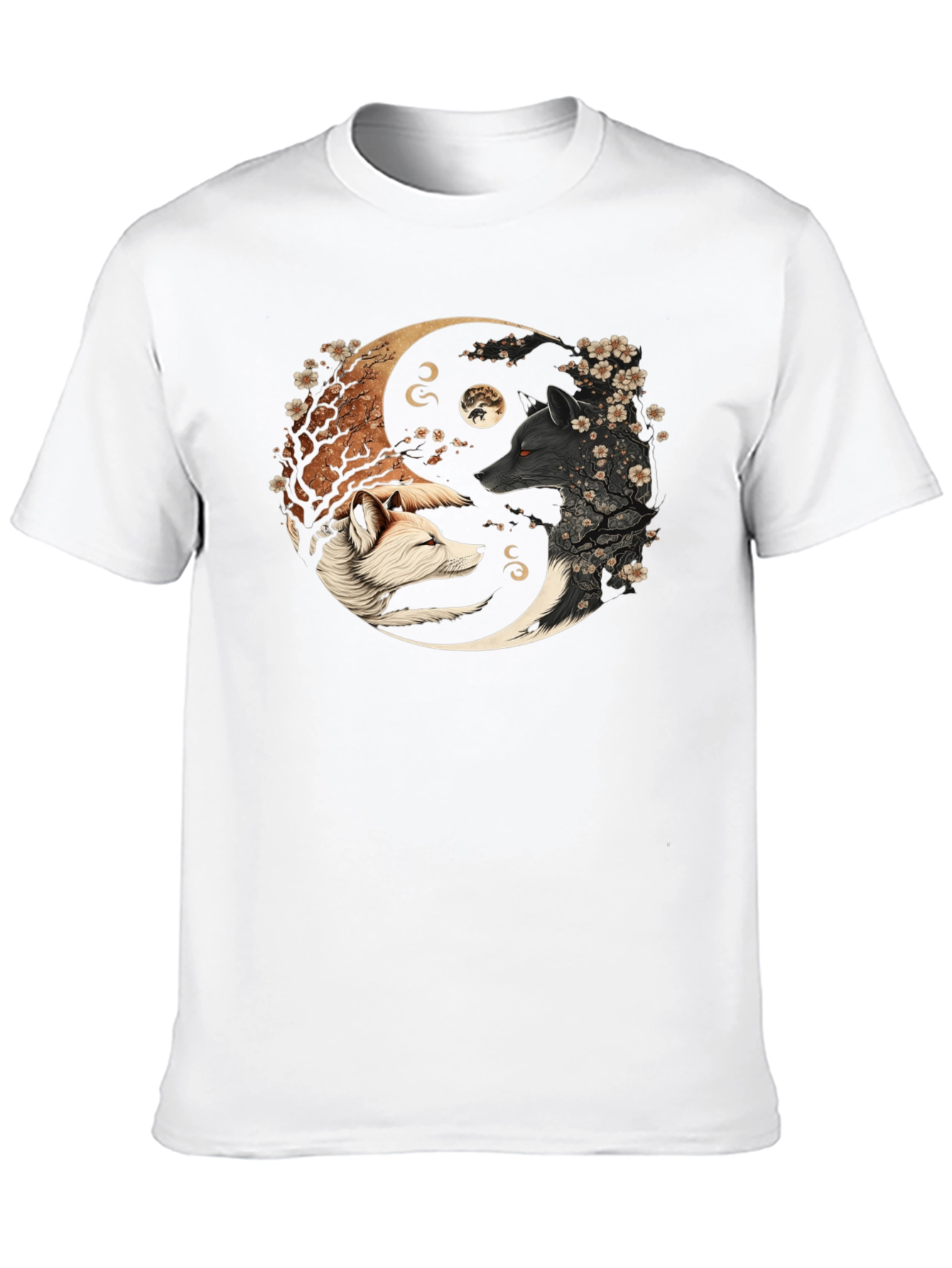 Yin Yang Wolves Graphic Tee