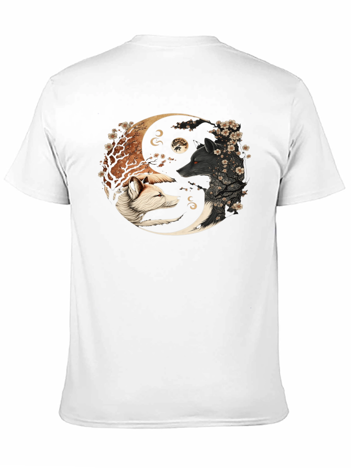 Yin Yang Wolves Graphic Tee