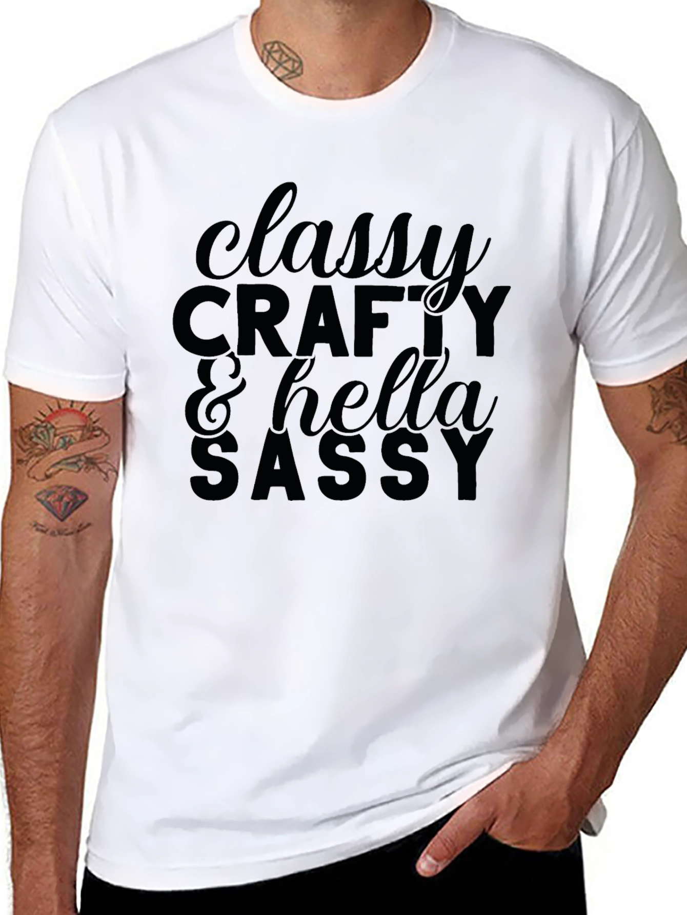Classy Crafty & Hella Sassy Graphic T-Shirt