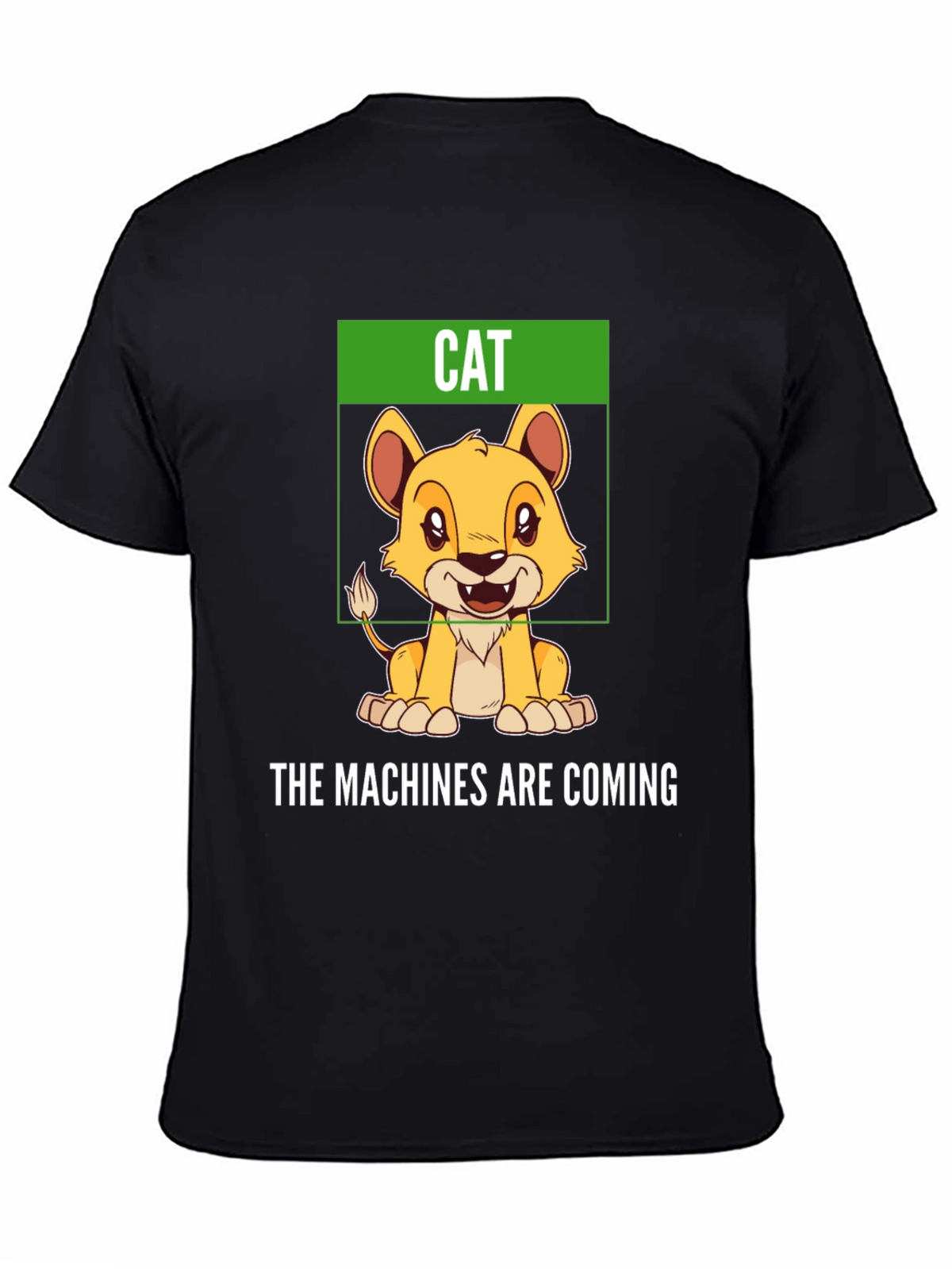 Humorous Cat T-Shirt - The Machines Are Coming