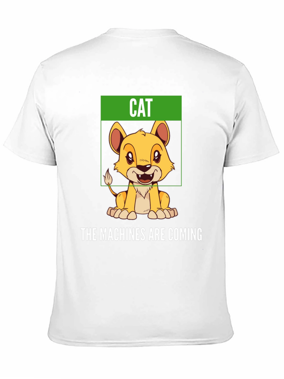 Humorous Cat T-Shirt - The Machines Are Coming
