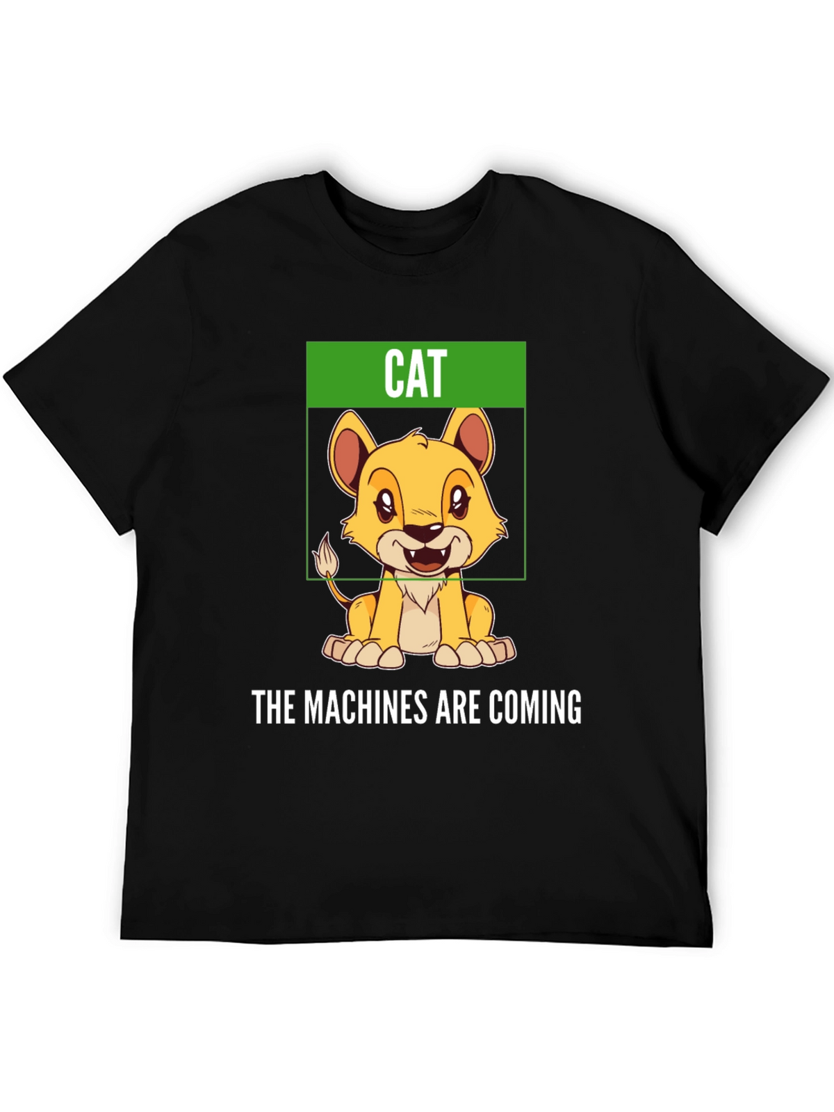 Humorous Cat T-Shirt - The Machines Are Coming
