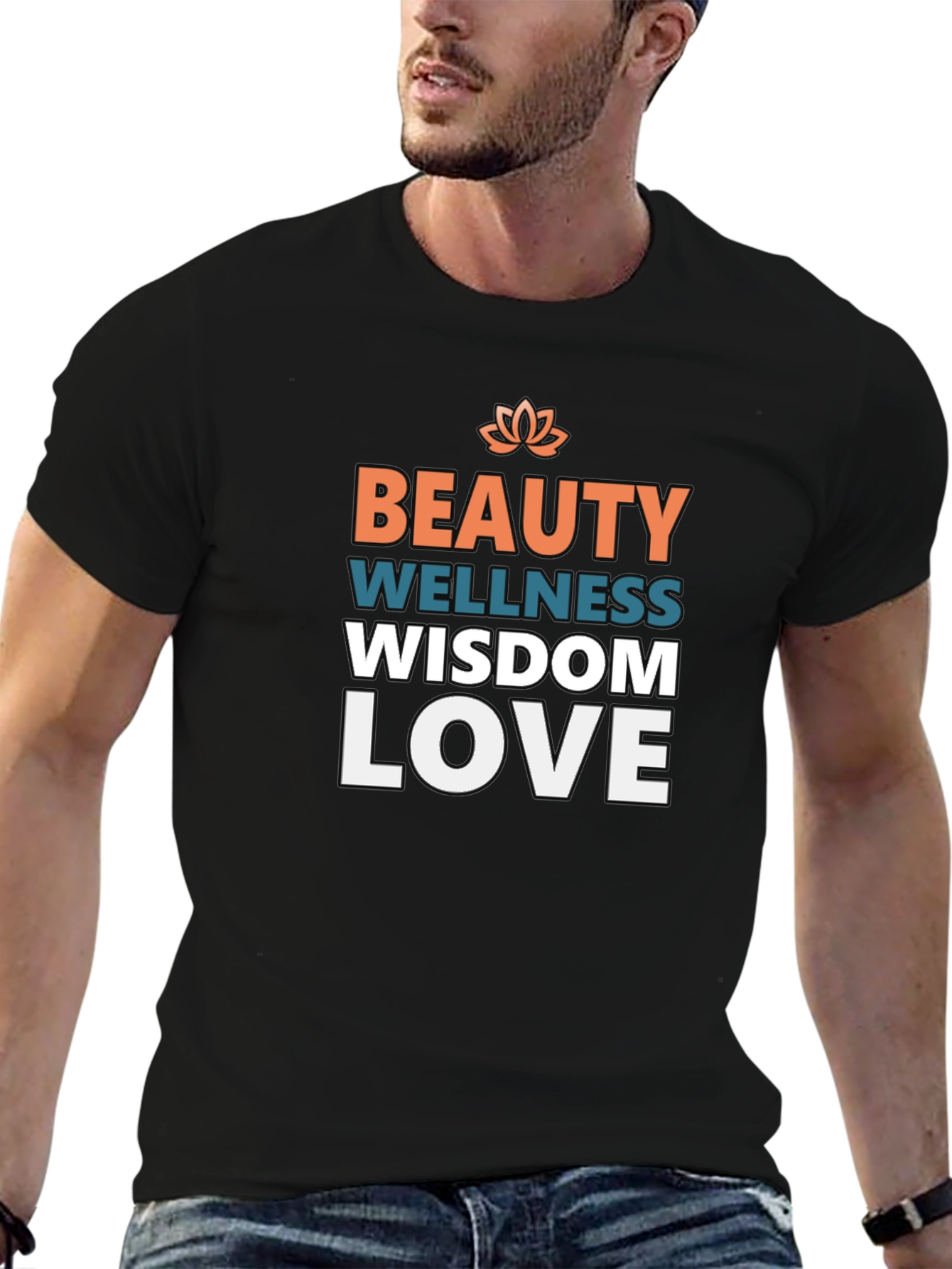 Beauty Wellness Wisdom Love Graphic T-Shirt