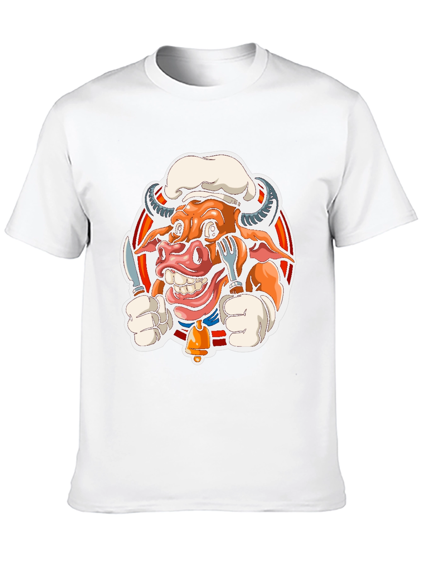 Chef Cow Graphic Tee - Black