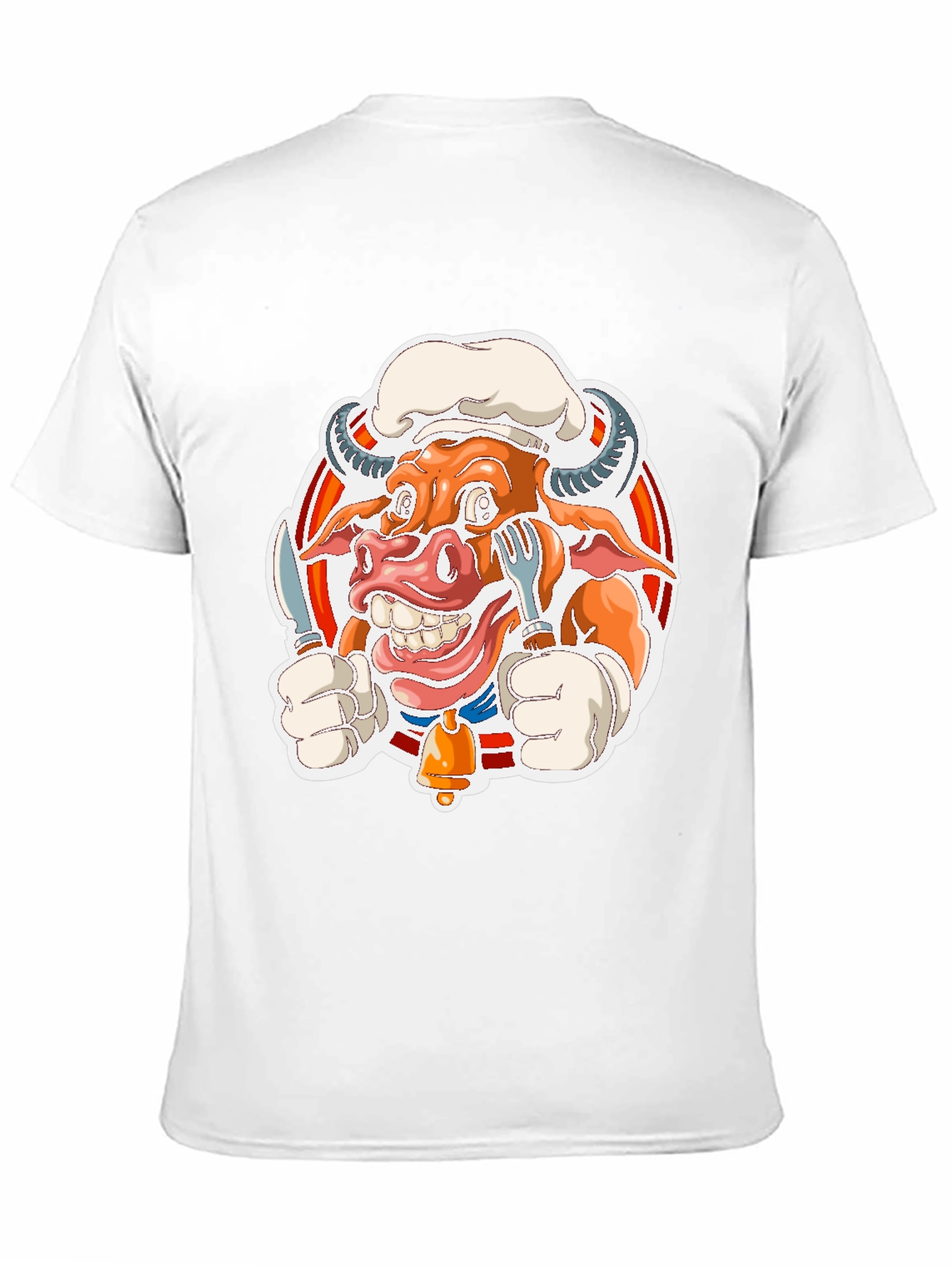 Chef Cow Graphic Tee - Black