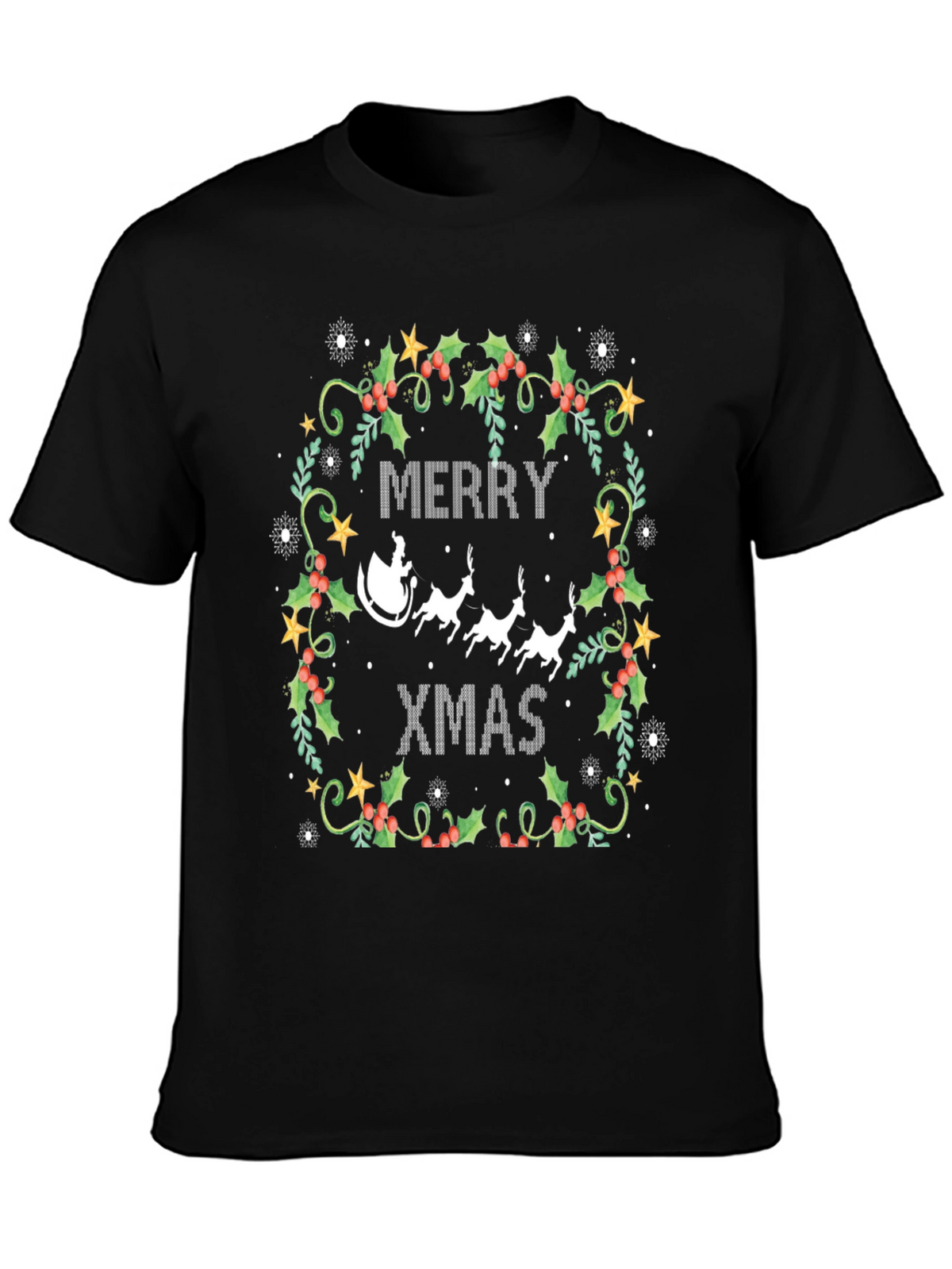 Merry Xmas Holiday Graphic Tee