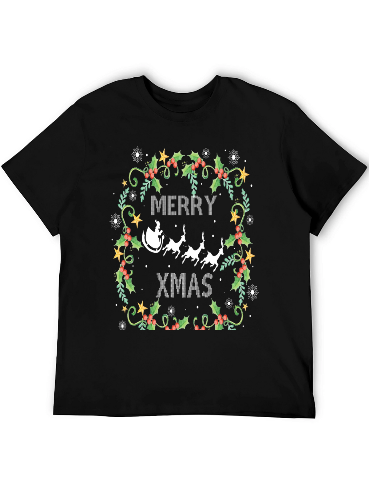Merry Xmas Holiday Graphic Tee