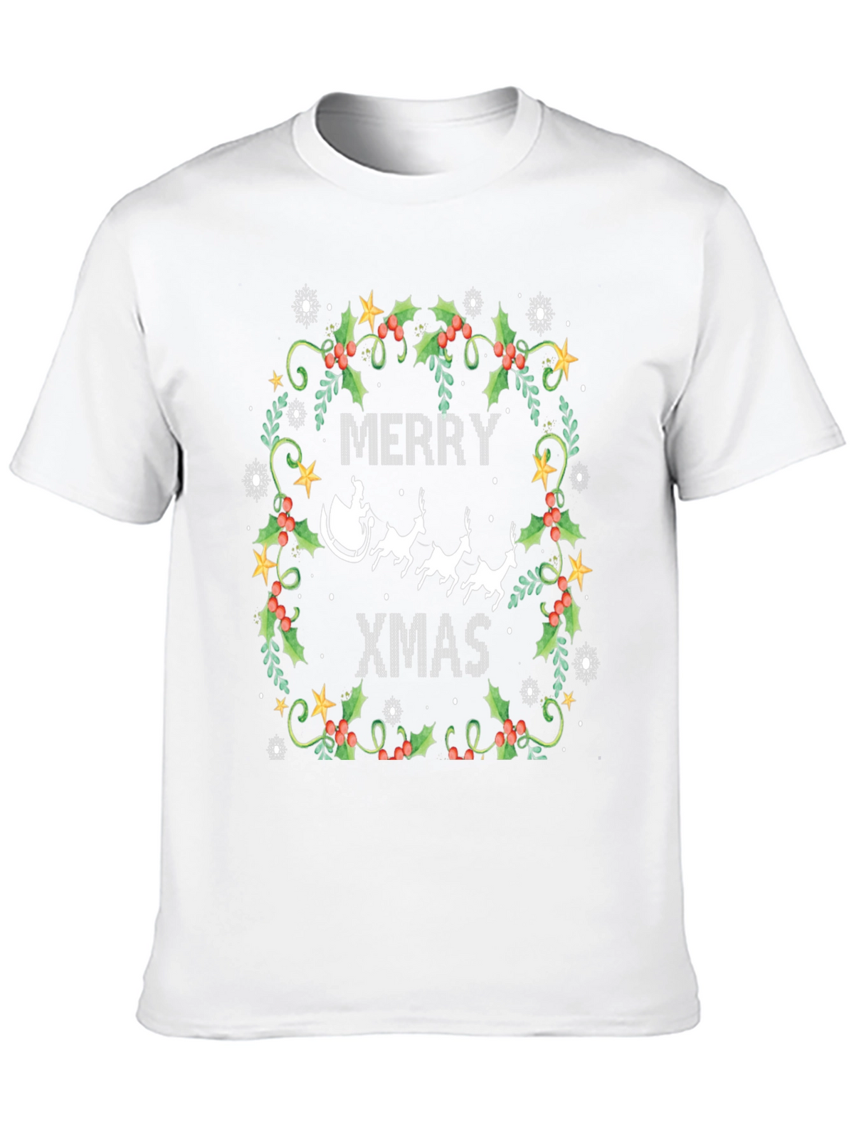 Merry Xmas Holiday Graphic Tee