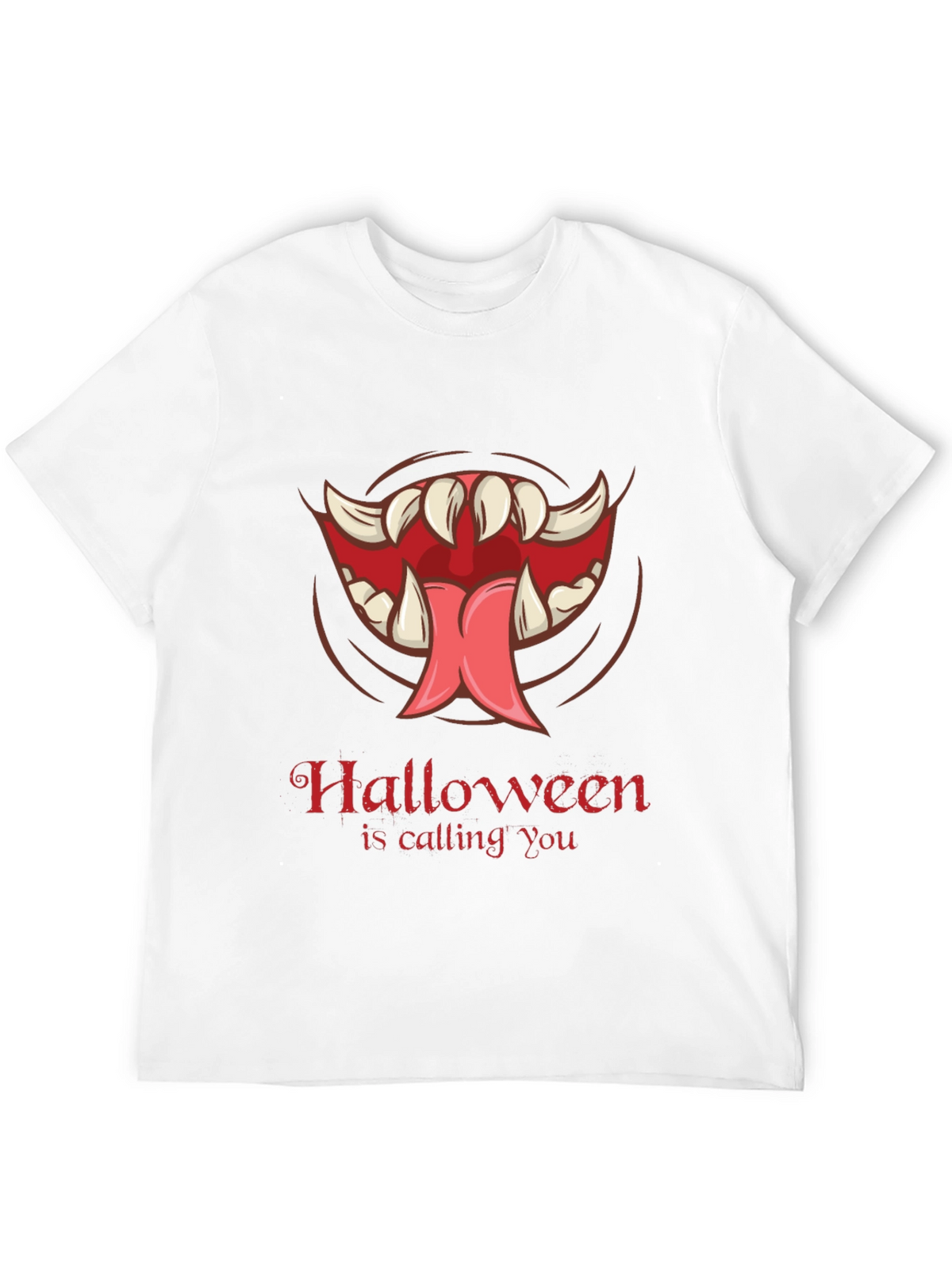 Halloween Monster Mouth Graphic Tee