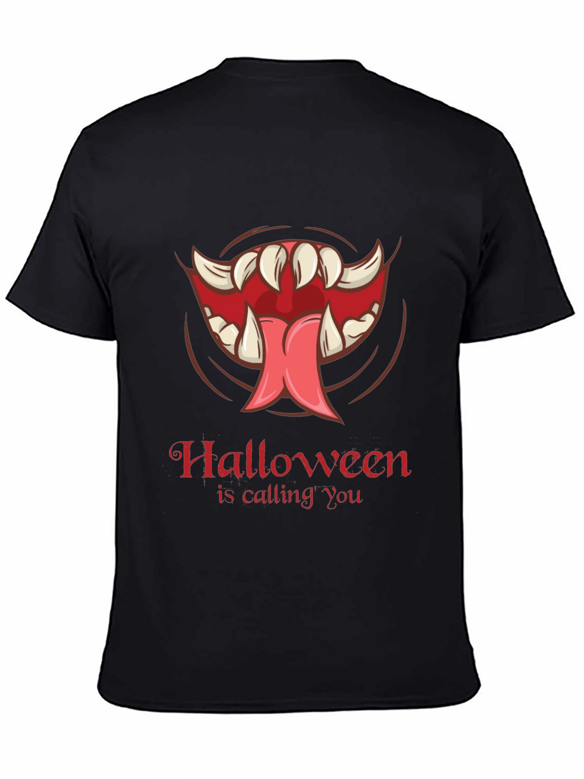Halloween Monster Mouth Graphic Tee