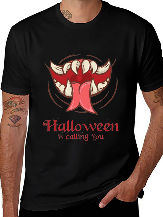 Halloween Monster Mouth Graphic Tee