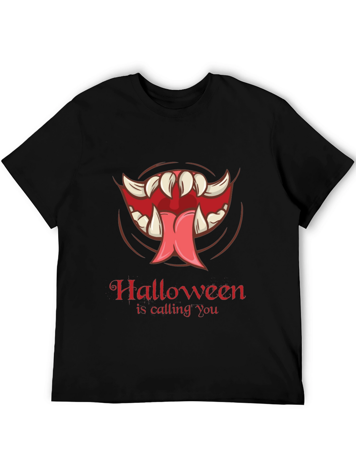 Halloween Monster Mouth Graphic Tee