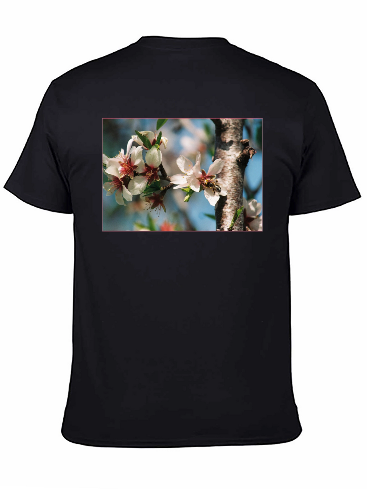 Floral Bee T-Shirt - Nature Inspired Graphic Tee