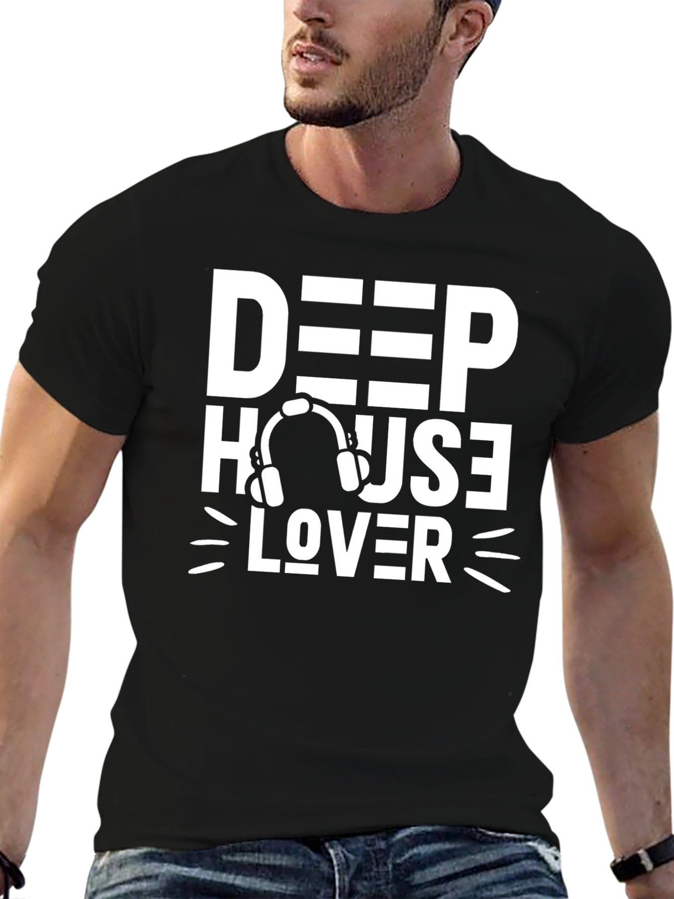 Deep House Lover Black T-Shirt