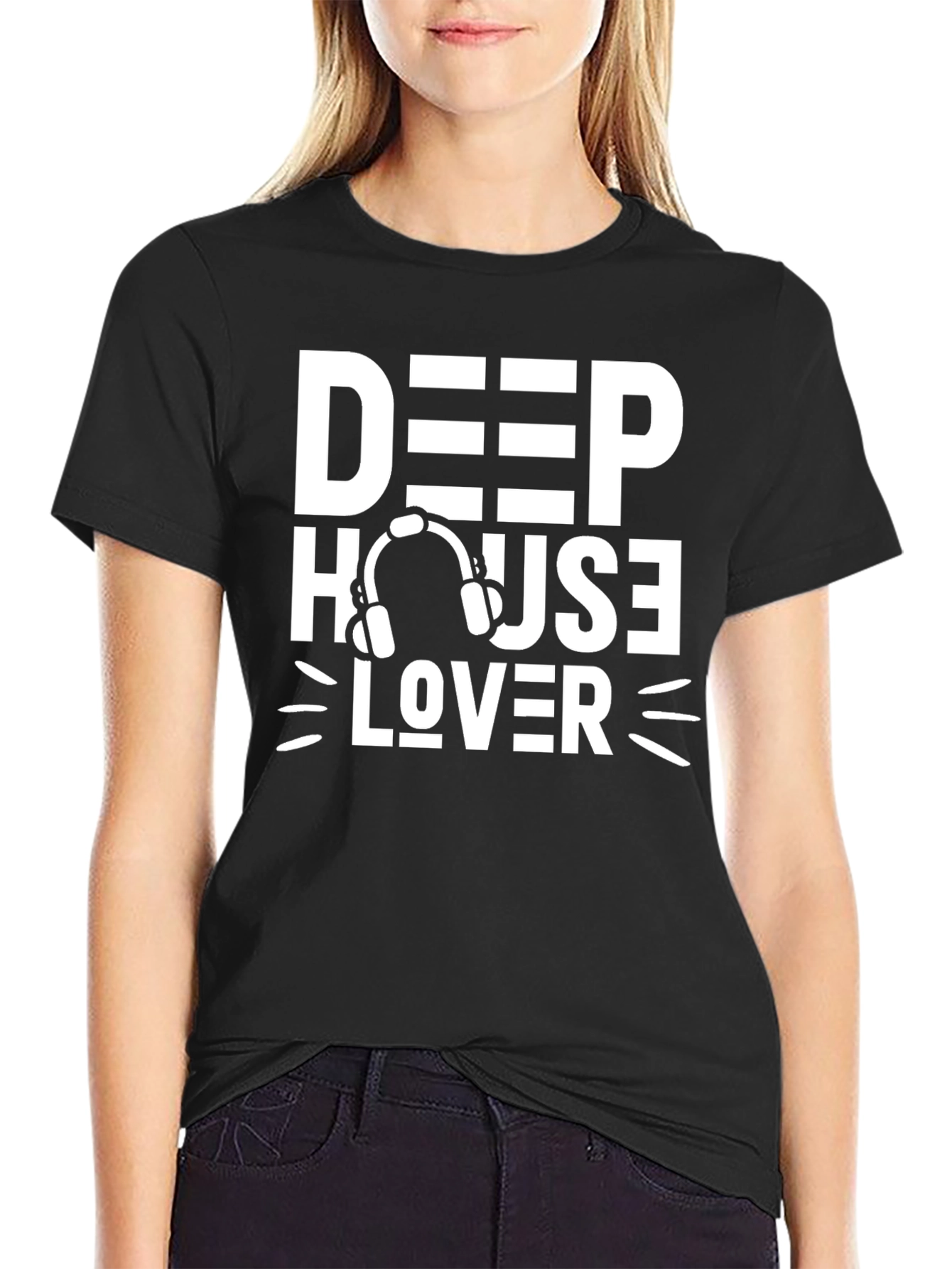 Deep House Lover Black T-Shirt