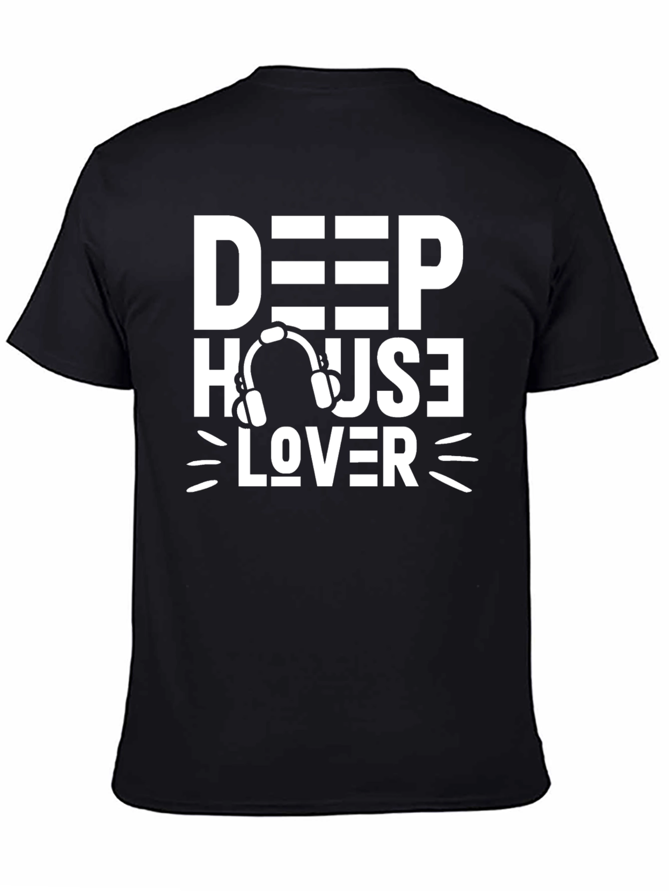 Deep House Lover Black T-Shirt