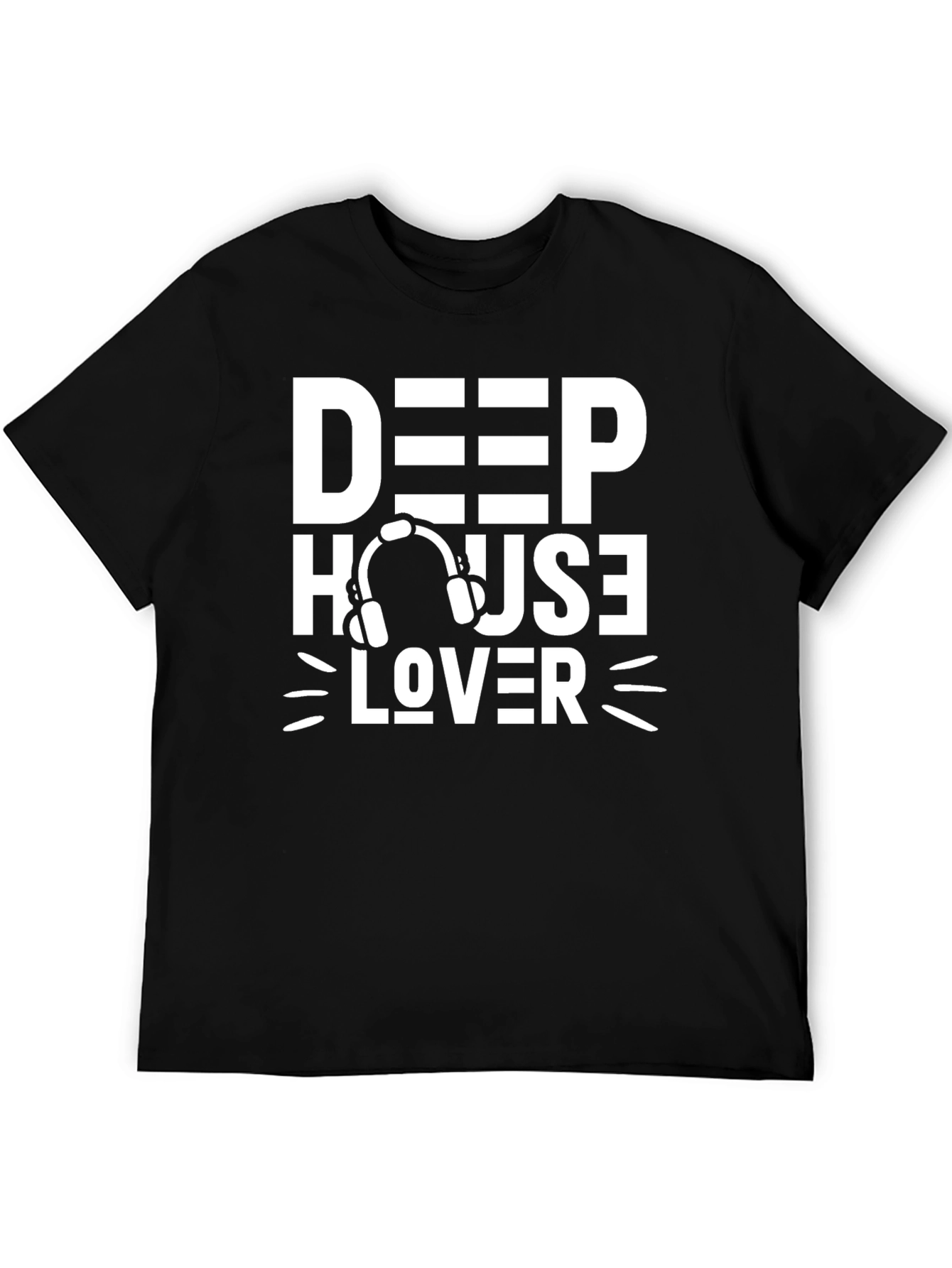 Deep House Lover Black T-Shirt
