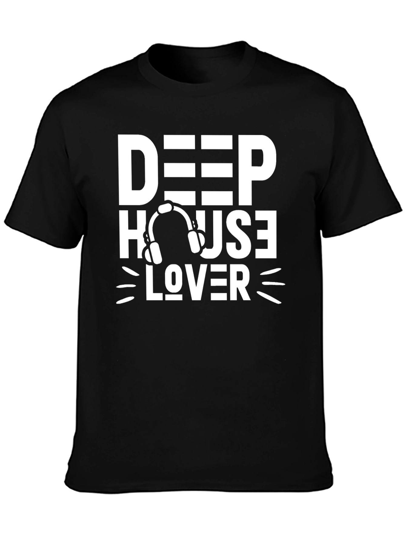 Deep House Lover Black T-Shirt